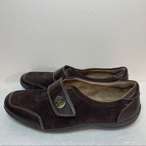 Naturalizer Women’s Brown Leather Walking Slip On Shoes 8.5 - Picture 1 of 9
